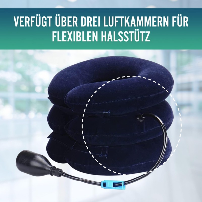 OrtoPrime Freeneck Neck Pull Device - Cervical Traction Neck Pillow