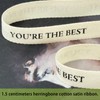 PQZKLDP Cotton Herringbone Ribbon - Natural Twill Tape for Custom