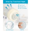 Straw Cup Nipples for Mam Baby Bottles, Soft 100% Silicone