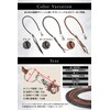 Leather ICHI Wallet Chain, Leather, 4 Strands, Handmade, Cowhide Leather,