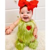 BULINGNA Todder Baby Girls Christmas Green Elf Costume Outfits Sleeveless