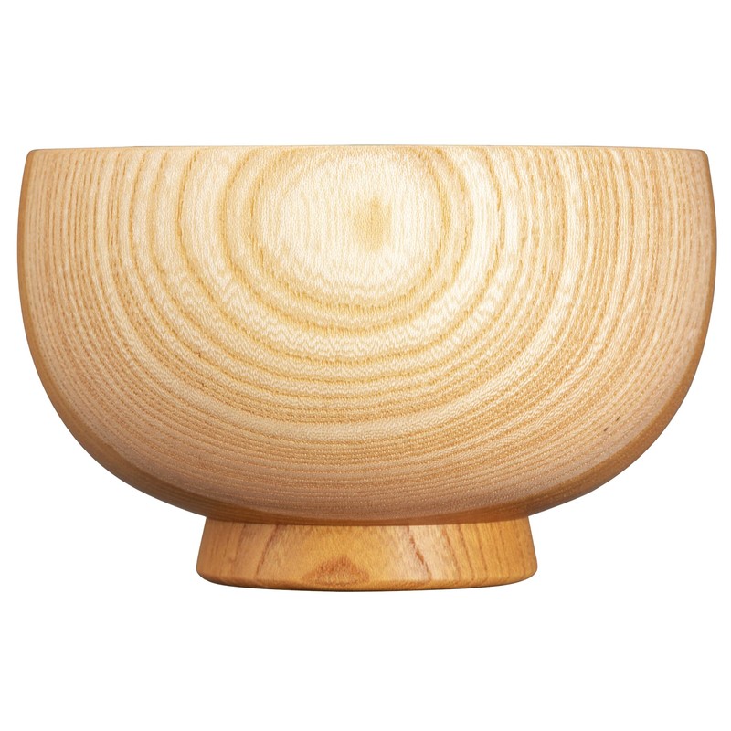 Yamanaka Lacquerware Shirasagi Woodworking Soup Bowl M Approx. 4.3 inches