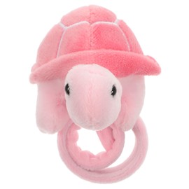 Toddmomy Turtle Slap Bracelet Animals Slap Bracelet Plush Slap Wristband Stuffed Animal Hugger Bracelet Stuffed Animals Band for Kids Birthday Party Favors (Pink)
