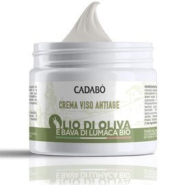 Cadabo' Anti-Falten-Gesichtscreme für Damen und Herren mit Schneckenschleim und Bio-Öl – Made in Italy, feuchtigkeitsspendend und pflegend.