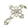 Lenox 2010 Filigree Cross Gemmed Ornament NEW in Box