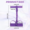 Multifunction Tension Rope, 6 Tube Foot Pedal Resistance Bands with