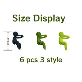 KOOLNOOK 6Pcs Plant Propagation Friends，Plant Cutting Holder Plant Support Bud, Cute Plant Cutting Holder for Indoor Garden for Plant Lovers