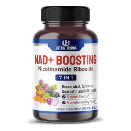 Nad+ 7en1 Poder Antioxidante Y Longevidad 90caps Americano