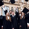 Amycute Graduation Talar with Hat, Black Robe, Unisex Graduation Robe,