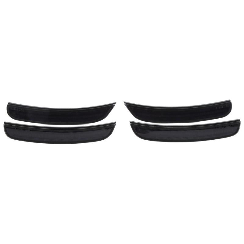 Akozon Side Bumper Marker Light 4 Pieces Front Rear Side