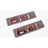 GM Auto Silverado Front Hood Black Red 6.2L Emblem Letters