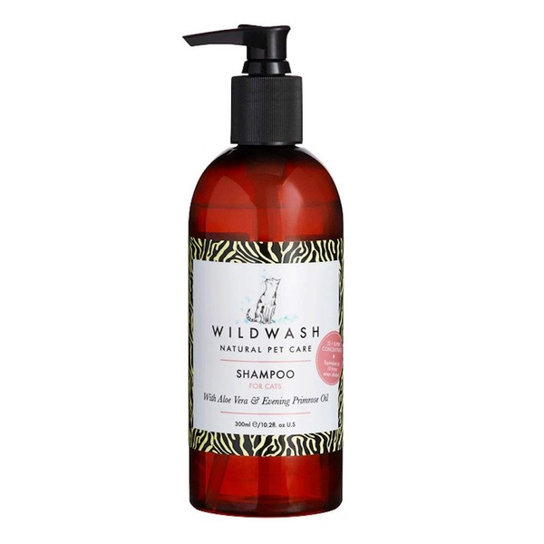 WildWash Cat Shampoo 300ml - Safe for Sensitive Skin No