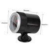 Tachometer 52mm/2.05in 0‑8000 RPM Carbon Fiber Panel Pointer 12V Universal