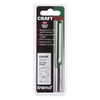 Trend CraftPro Straight Two Flute Router Cutter Bit, 1/2 Inch
