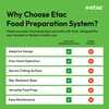 Etac Fix Preparation Board – One Handed Adaptive Cutting Board