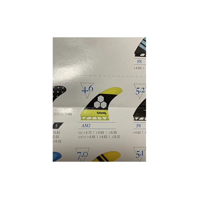 FUNKTION FUTURE AM2 4.73"/4.49" 3 Fin Set FKGFCC-FT-AM2 for Future