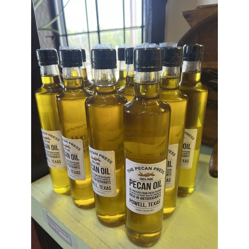 The Pecan Press 500ML Pecan Oil For Cooking Baking Seasoning