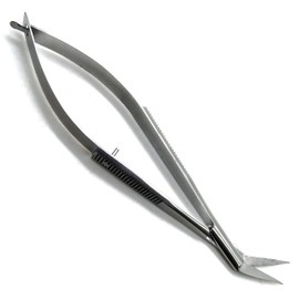 10× Castroviejo Angled Scissors Sharp/Sharp 4.75" Sqeeze Spring Micro Embriodery Bending Instruments