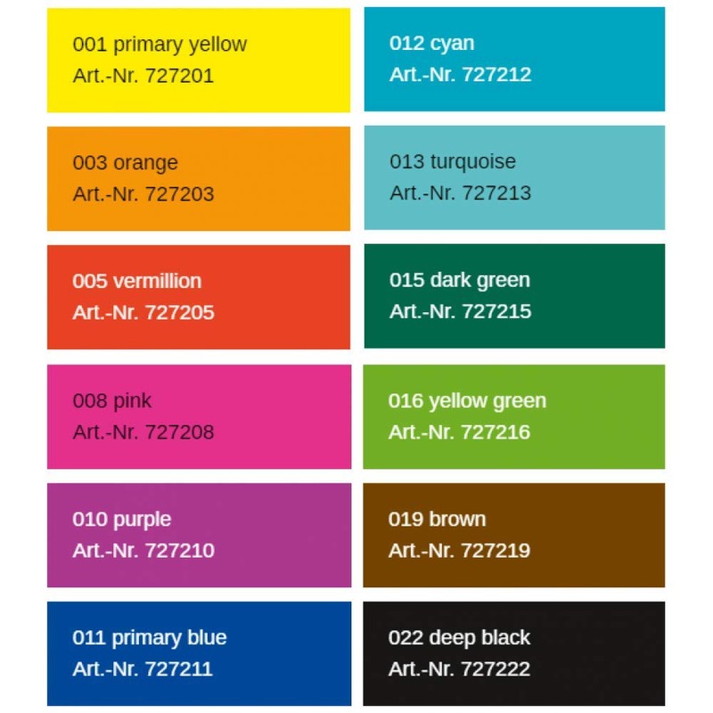 Molotow Aqua Color Brush Marker Pen 003 - Orange