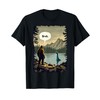 Funny Introvert Bigfoot Sasquatch Loch Ness Monster Bruh T-Shirt