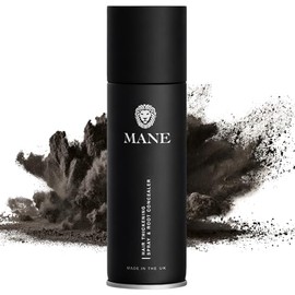 Mane Micro-Mineral Hair Thickening Spray & Root Touch Up Spray, Instant Volume & Root Cover Up for Thinning or Fine Hair, Lightweight Buildable Coverage for Men & Women, Black, 200 ml