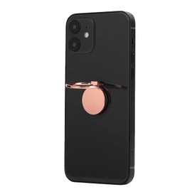 Vipxyc Phone Ring Holder Phone Finger Ring Grip Metal Phone Holder Phone Ring for Magnetic Mount(Rose gold)