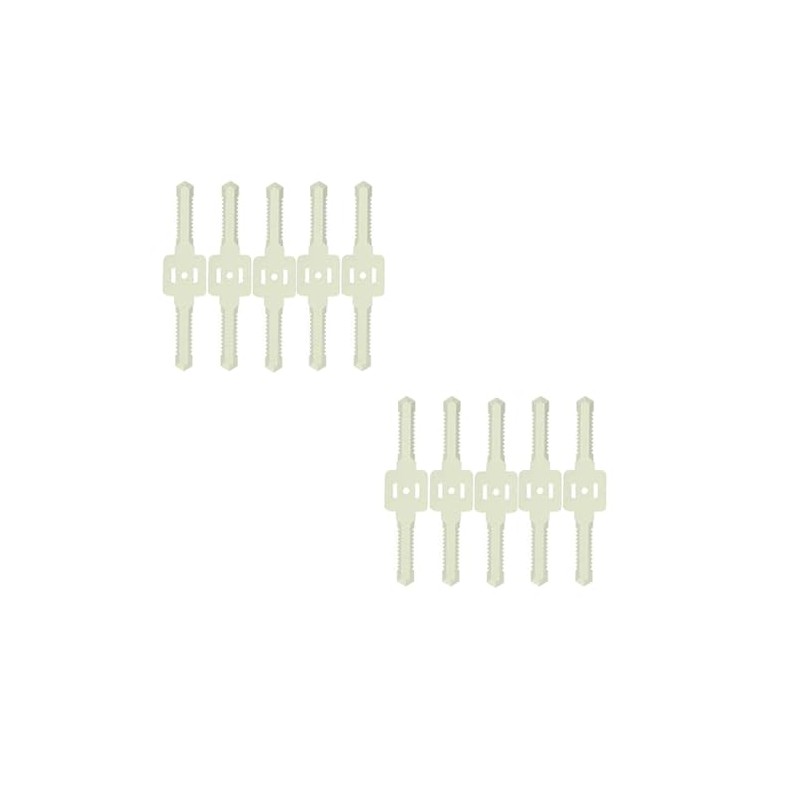 Pack of 10 Replacement Plastic Blades 14 cm Plastic Replacement