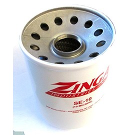 ZA SE-10 (2 Pack) - Zinga Spin on Filter 10 Micron 1-1/2" - 16 Threads 5.1" Diameter 5.1" Tall (2 Pack)