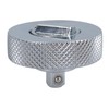 1/4in Drive Palm Ratchet Wrench Thumb Wheel Socket Holder Knurled
