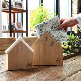 UNUS Napkin Holder Napkin Stand Napkin House House Shape Set of 2 Large and Small