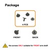 ZWLLKJGS Replacement Front Arm Shaft Screws Replacement Parts for Dji