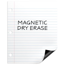 SCRIBBLEDO Giant Magnetic Notebook Paper For Classroom 24” x 30” Elementary Classroom Must Haves for Teachers Elementary Dry Erase Magnetic Lined Paper for Whiteboard Notes Lists and Handwriting