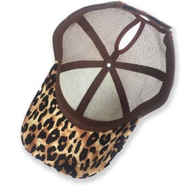 White Fang CA150 Women's Mesh Cap, Leopard Pattern, Snake Pattern, Python Pattern, Zebra Pattern