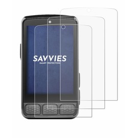 Savvies Pack of 6 Screen Protectors for Wahoo Elemnt Roam 3 Screen Protector Ultra Transparent