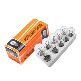 Yourkar 10 PCS Car Brake Bulb, 1141 12V 21W Auto Brake Flat Angle Single Light Bulb, High Brightness Brake Tail Turn Signal Light Bulbs Replacement, Universal Car Accessories (High Low Foot)