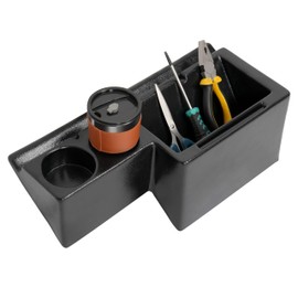 KUAFU 18" Cab Caddie Compatible with John Deere Tractors 4050 4230 4240 4250 4430 4440 4450 4630 Replacement for AMX92005 Storage Organizer Container Box Black