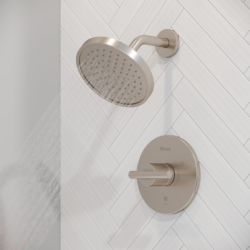 Pfister Contempra Round Raincan Shower Head, Arm Not Included, Single