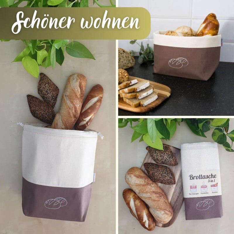 slowroom Bread Bag for Bread Storage and Keeping Fresh 3