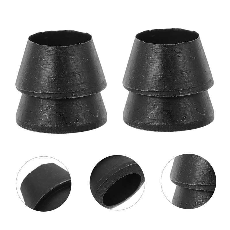 Abaodam 4pcs Reinforced Metal Axe Wedges Kit for Carpentry and