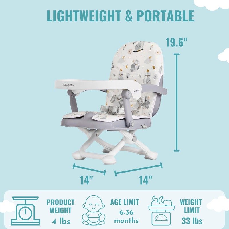 Dream On Me Munch N Go Booster Seat for Babies