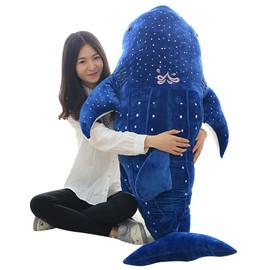 CZFRIEND Creative Whale Shark Pillow Plush Doll Nap Pillow