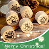 7pcs Christmas Stamp Set, 7 Patterns Christmas Crafts Perfect for