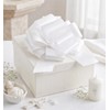 1PC White Large Waterproof Pull Bow for Gift Wrapping, 14