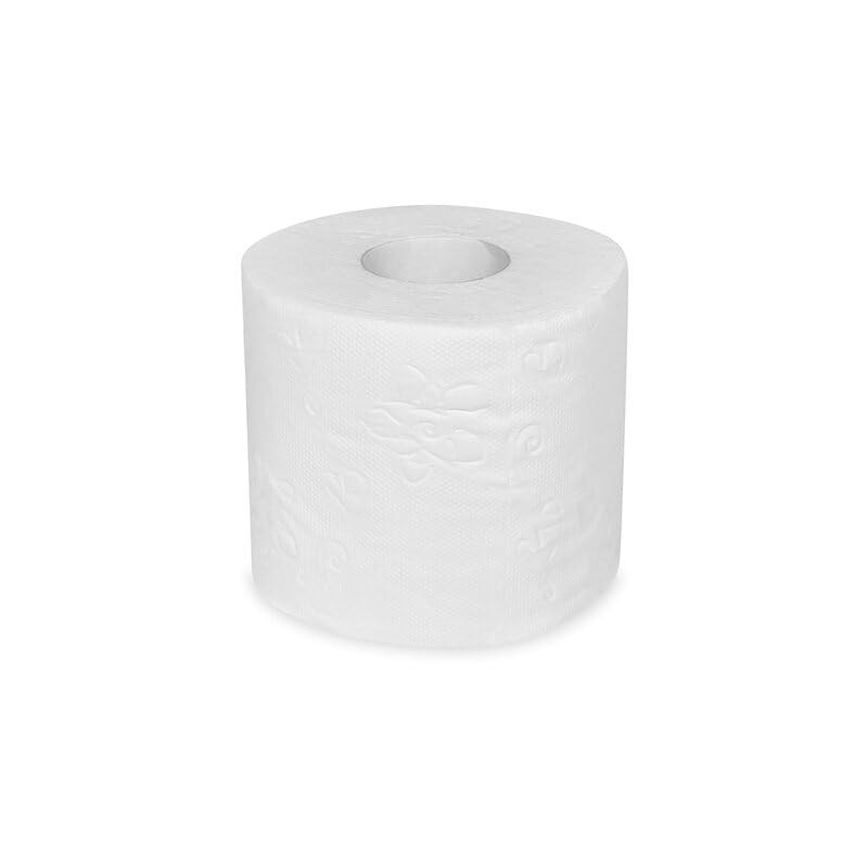 VEPATIM 10 Rollen Toilettenpapier weiß Recycling 2-lagig Professional Comfort 200