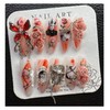 Press on nails,Handcrafted Press On Nails Kit, Short Length Nail