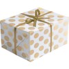 JILLSON & ROBERTS Bulk Gift Wrapping Paper, Two-Sided Gold &