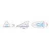 Beat-Sonic Type-4 Dolphin Radio Antenna for Honda Cars, model: FDX4H-NH624P