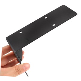 Operitacx 2 Stück TV-Wandhalterungen zur Wandmontage TV -Regal TV-Regal-Wandhalterung Schwebend Universelle TV-Wandhalterung schwere Halterung kaltgewalzter Stahl Black