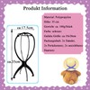 WXYYKX Plastic Wig Stand Set Portable Wig Stand 35 cm