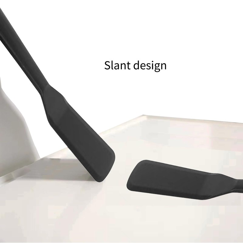 Silicone Spatula, Egg Omelette Crepe Brownie Thin Rubber Spatula Set